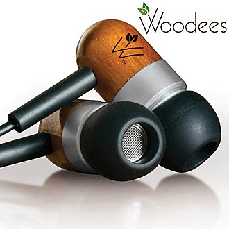 Woodees美國經典原音木質麥克風耳機
