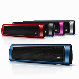 ROYQUEEN S350鬱金香筆記型電腦USB行動喇叭(藍色)