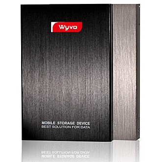 Wyvo D3 750GB USB3.0 2.5吋行動硬碟- 全鋁合金髮絲紋外殼(鈦色)