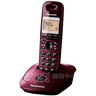 Panasonic 國際牌 ECO DECT 數位節能無線電話 KX-TG2511(銀紅)