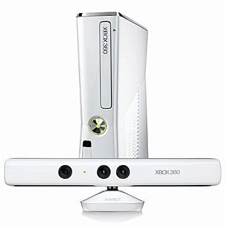 Xbox 360 4G+Kinect感應器(冰晶白限量版)