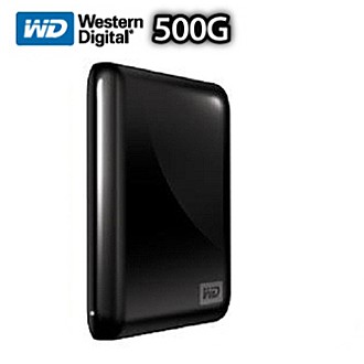 WD My Passport 500GB USB3.0 行動硬碟 (午夜黑)