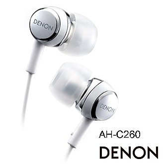 DENON耳道式耳機AH-C260白色