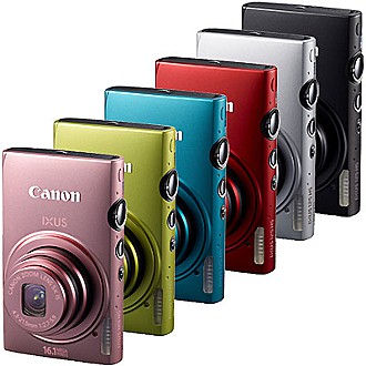 Canon IXUS 125HS 新美肌柔焦廣角夜拍隨身機 (粉紅色)