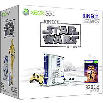 XBOX 360 320G+Kinect 星際大戰 限量版主機