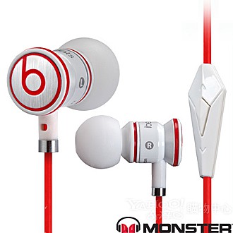 魔聲 Monster iBeats with ControlTalk 白色版 耳道耳機
