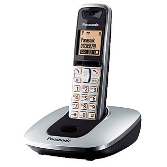 Panasonic DECT 數位大字體無線電話 KX-TG6411 (銀)