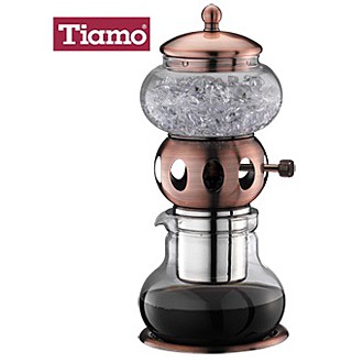 TIAMO 日式小冰滴咖啡壺 5人份 600ml -古銅色(HG2607)