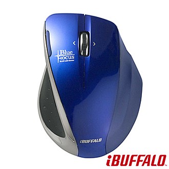 Buffalo Fly 藍光LED 無線滑鼠(透明玻璃可用)