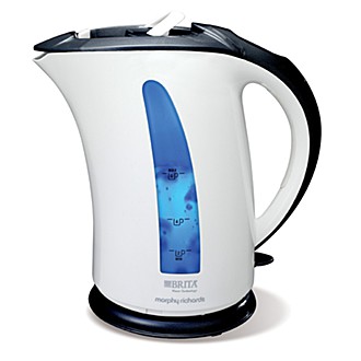 MorphyRichards1.5L電熱濾水壺-白色(搭配德國BRITA濾芯)