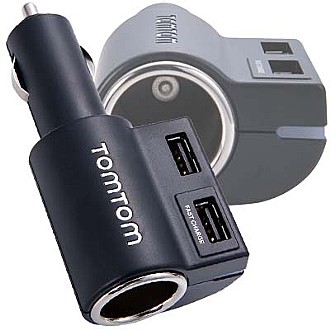 TOMTOM USB通用 四倍高速車用充電器