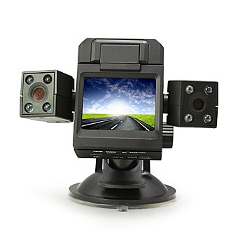變型金剛II 180度左右旋轉雙鏡頭行車記錄器