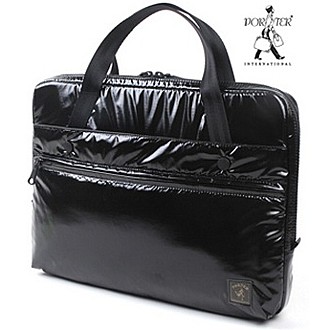 PORTER 輕量古著 GEAR系列 輕巧電腦包-黑色