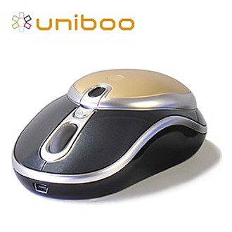Uniboo iWarm mouse 暖暖蛋 滑鼠 - 搖滾黑
