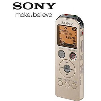 SONY繽紛型動錄音筆4GB(ICD-UX523F 金色)