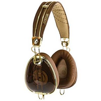美國Skullcandy Aviator 飛行員 耳罩式耳機 (咖啡金色)