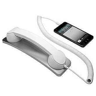 《REFLECTS》復古手機話筒(白)