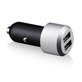 Just Mobile Highway Pro 2.1安培雙USB鋁質車用充電器