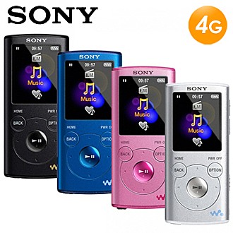 SONY NWZ-E053 1.4吋多功能MP3隨身聽 4GB (藍色)