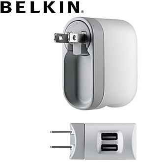 BELKIN iPhone/iPod 雙USB 旅充傳輸充電線組