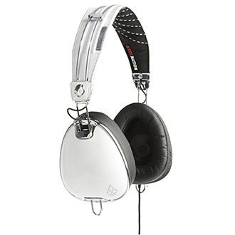 美國Skullcandy Aviator 飛行員耳罩式耳麥(限量版-白銀色)