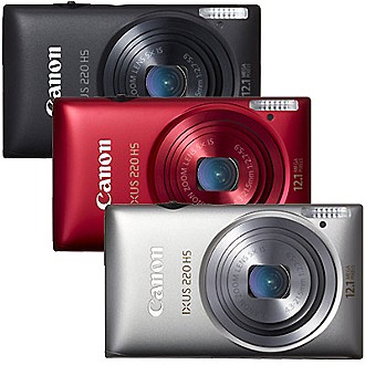 CANON IXUS 220HS-24mm廣角5倍變焦HD纖薄機(黑)
