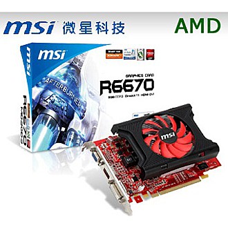 微星R6670-MD2GD3 顯示卡