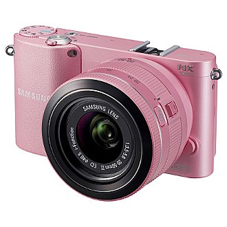 Samsung 輕盈時尚WiFi輕單眼NX1000 KIT (粉) - 含 20-50mm 鏡頭