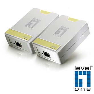 LevelOne 200Mbps高速HomePlug電源線網路橋接器PLI-2040