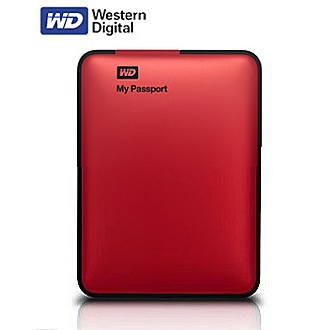 WD My Passport 1TB USB3.0 2.5吋行動硬碟-紅