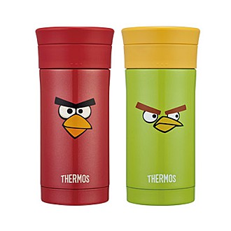 THERMOS 膳魔師真空保溫杯Angry Bird憤怒鳥雙色組合