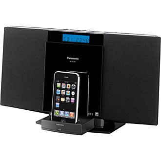 Panasonic iPod/iPhone/MP3薄型組合音響SC-HC20
