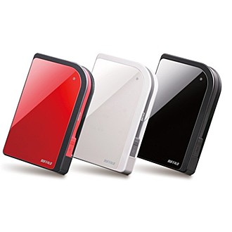 BUFFALO MINI STATION PXT系列 500GB 2.5吋行動硬碟組-寶石紅