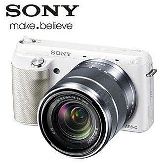 SONY NEX-F3+18-55mm變焦鏡組 (白色)
