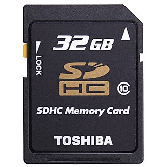 TOSHIBA 32GB SDHC Class10高速記憶卡