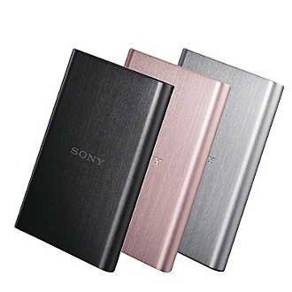 SONY 髮絲紋 1TB USB3.0 2.5吋行動硬碟 HD-E1 尊貴黑