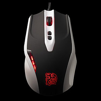Tt eSPORTS Black 黑者電射電競滑鼠(白化版)