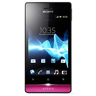 Sony Xperia miro ST23i 社群智慧型手機 (黑粉)