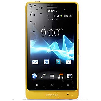 SONY XPERIA GO(ST27i)時尚防水智慧機 (黃色)