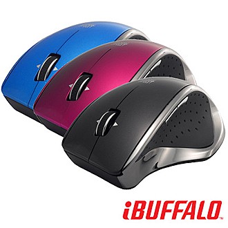 Buffalo S1 藍光LED無線滑鼠 (藍)