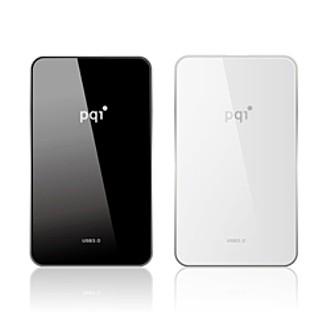 PQI H567V 2.5吋 750G USB3.0鏡面硬碟(白)