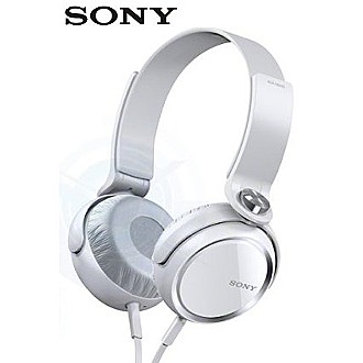 SONY MDR-XB400 Extra bass 重低音耳罩式立體聲耳機 (白)