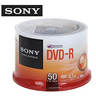 SONY 16X DVD-R 光碟片(100布丁)