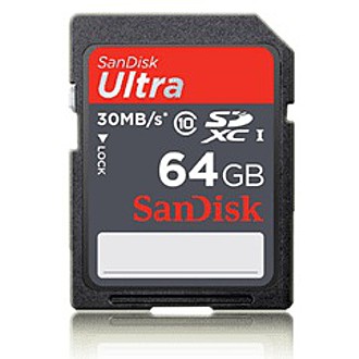SanDisk SDXC Ultra 64GB記憶卡(Class10)