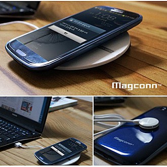 Magconn Galaxy S3 專用磁吸無線充電/資料傳輸套件組
