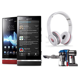 ★任意拍四選一★ SONY XPERIA P LT22i 鋁鎂合金智慧手機 (黑)