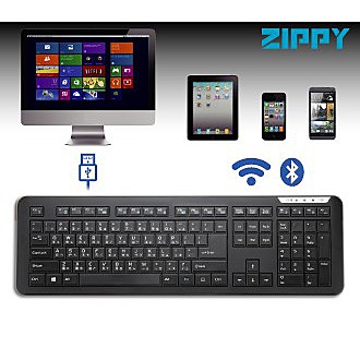 ZIPPY BW7060R藍牙一對多鍵盤