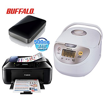 ★任意拍四選一★BUFFALO 無線WIFI 500GB USB3.0 2.5吋行動硬碟