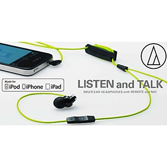 鐵三角 iPod專用線控附麥克風密閉耳塞式耳機 ATH-CK400i