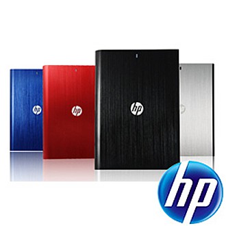 HP 惠普 USB3.0 1TB 時尚鋁行者行動硬碟-藍